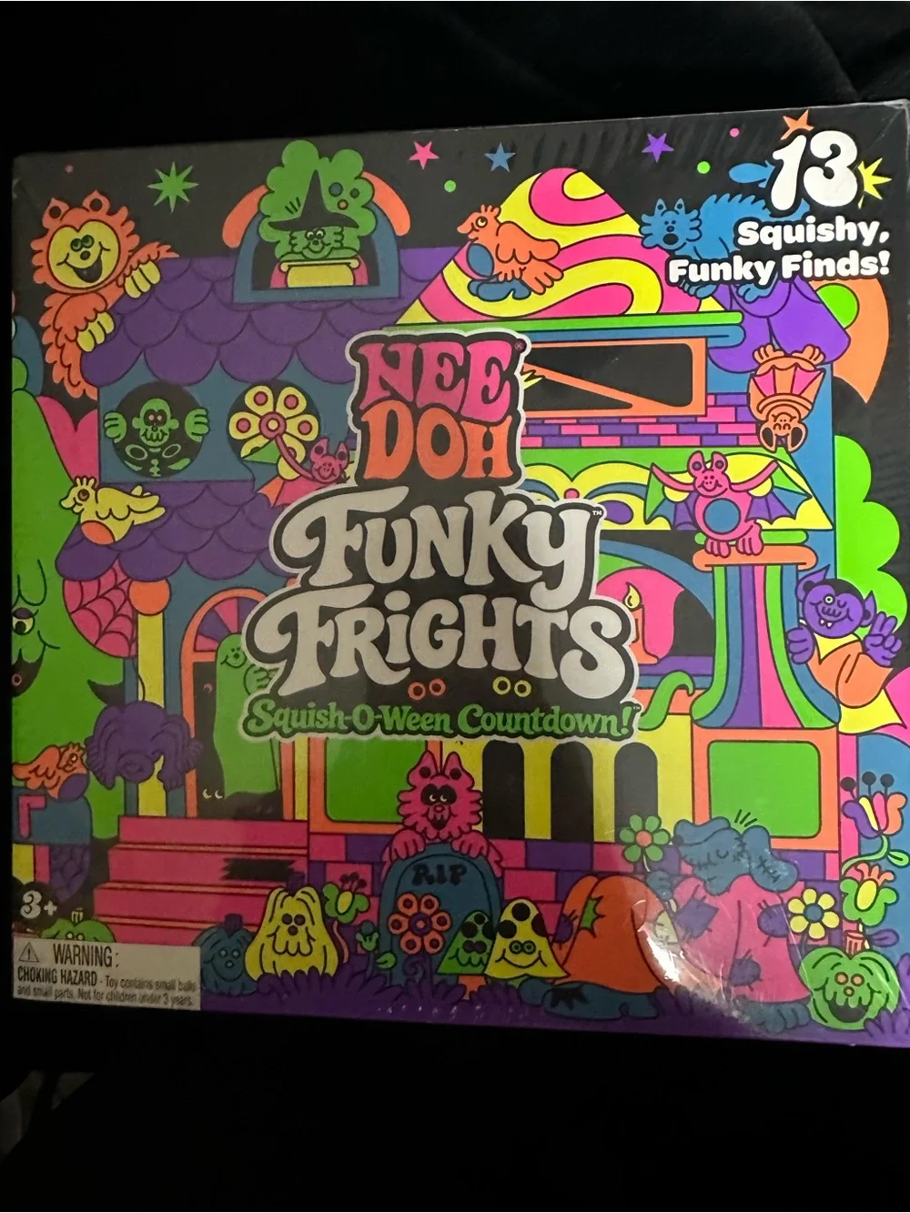 Nee Doh Funky Frights Squish-O-Ween Countdown - Colorful Multicolor Kids Toy